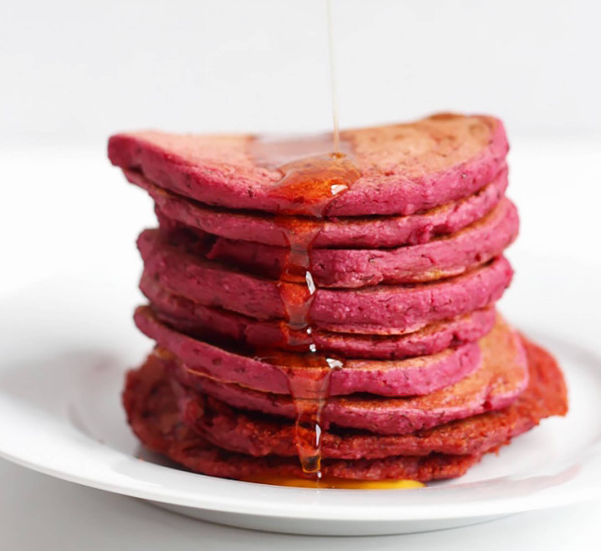 Vegan Red Velvet Pancakes