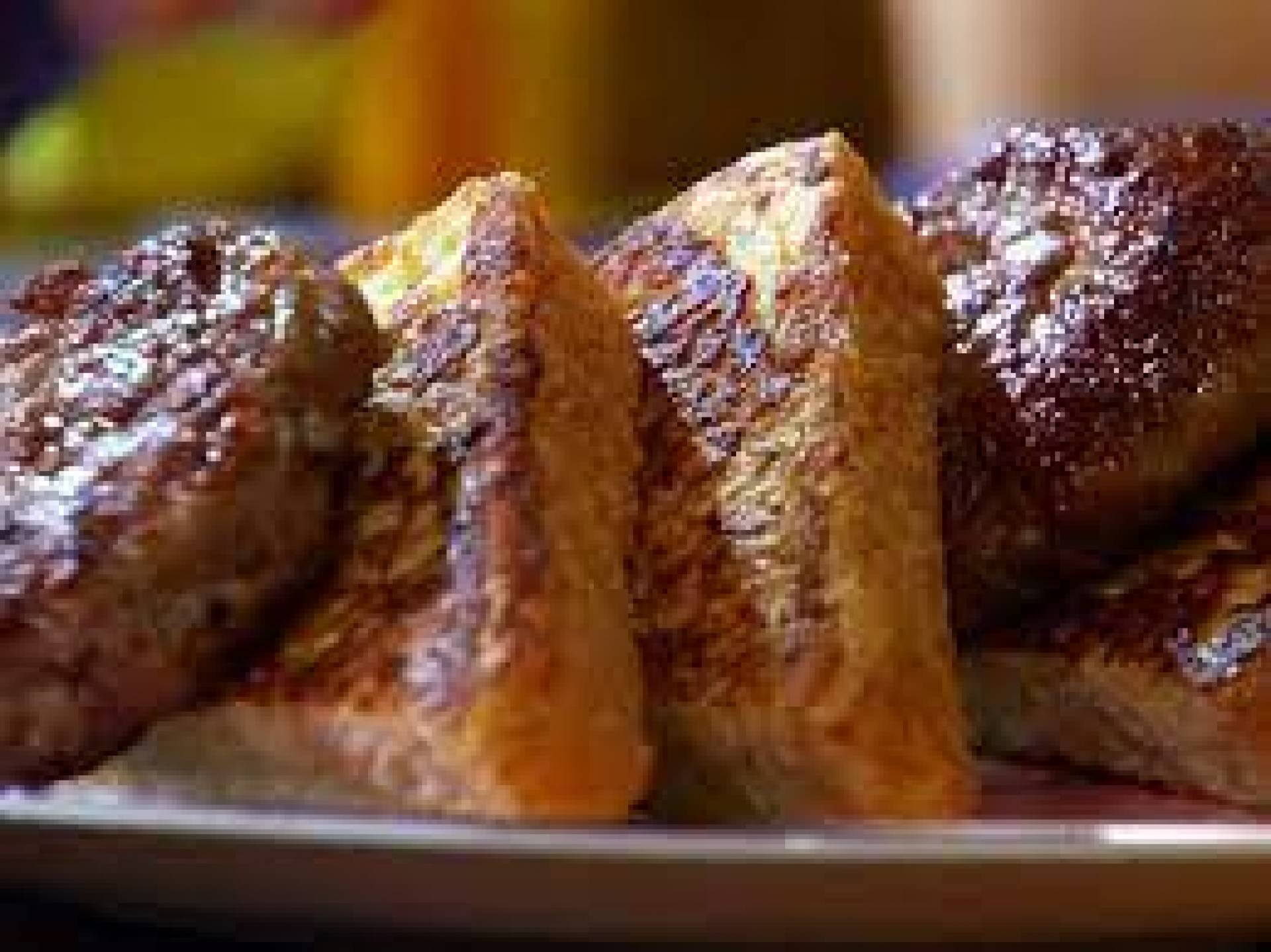 Cinnamon Sugar French Toast with Turkey Sausage with Strawberry Maple Syrup (ATHLETE)