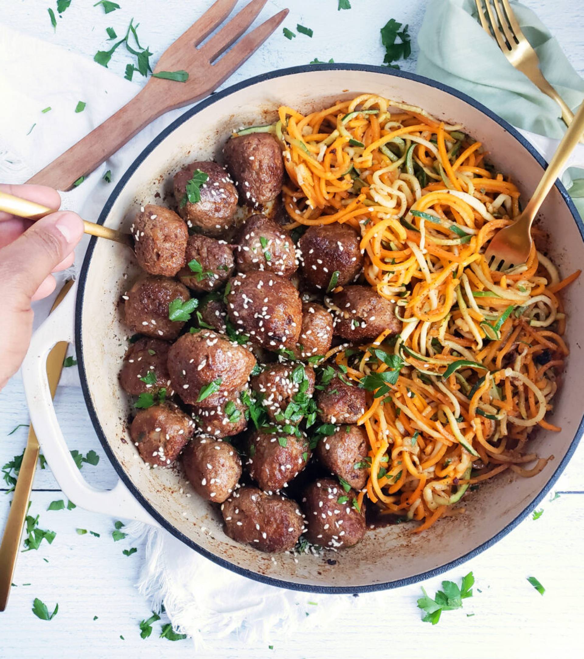 Butternut Squash Noodle Primavera