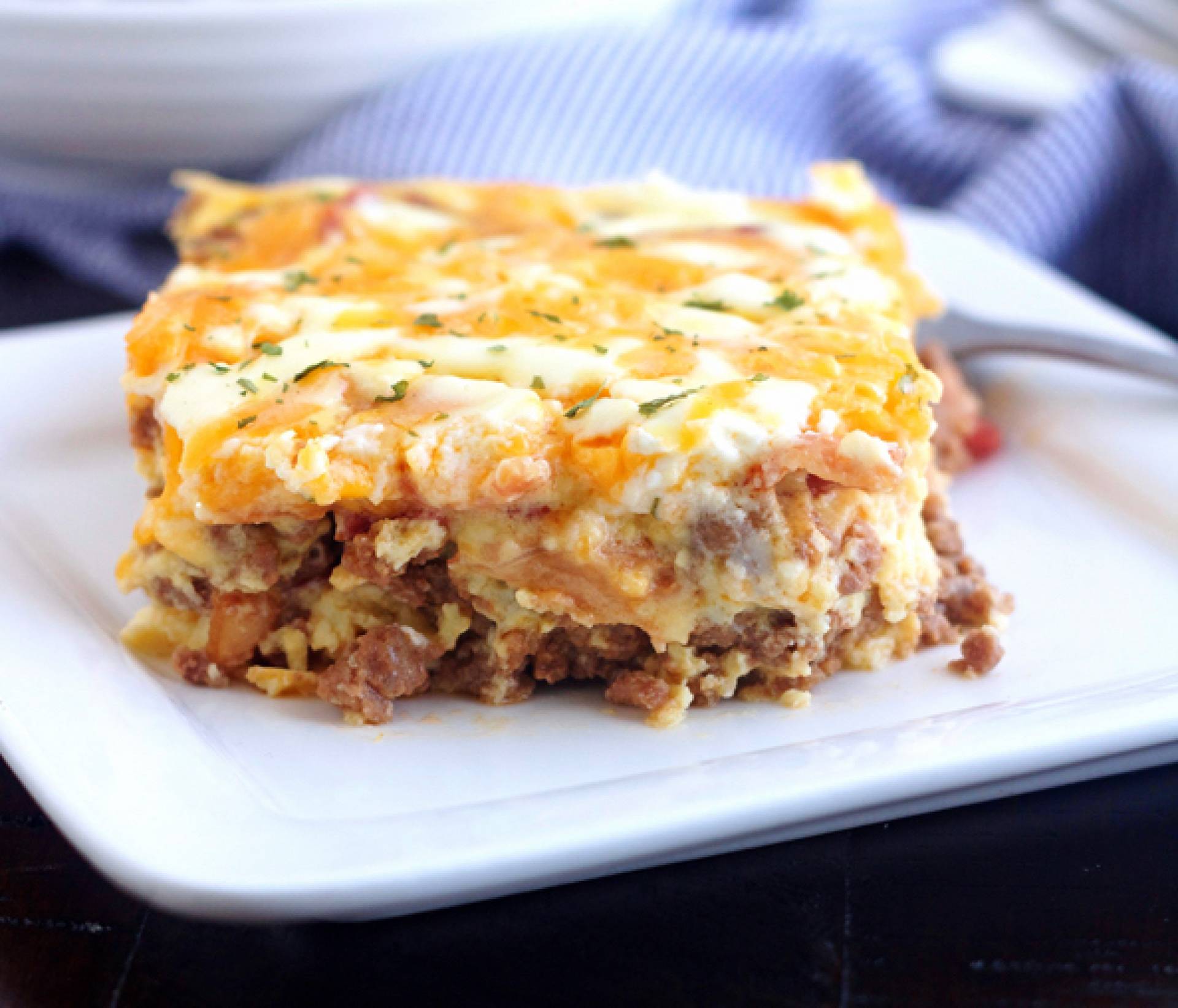 Keto Cheeseburger Casserole