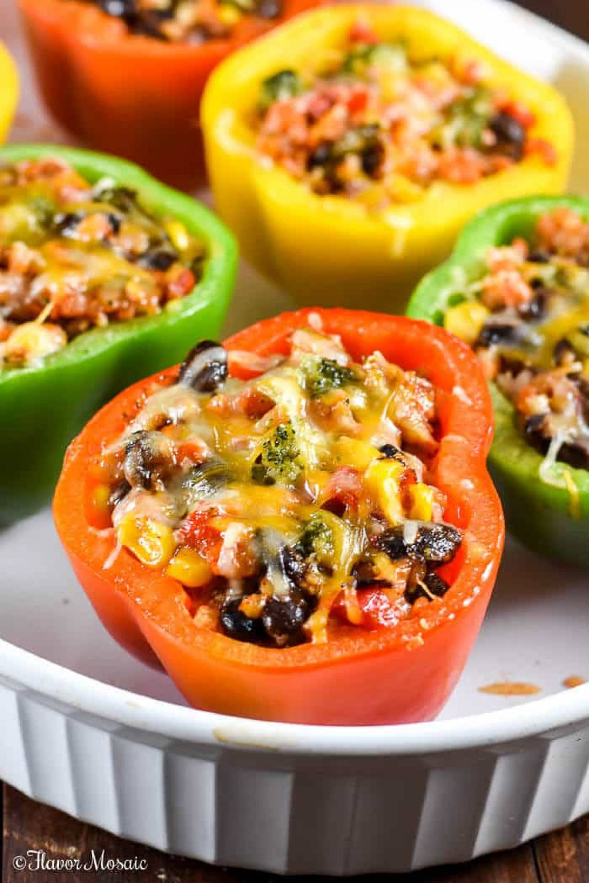 Vegan Mexican Stuffed Bell Peppers