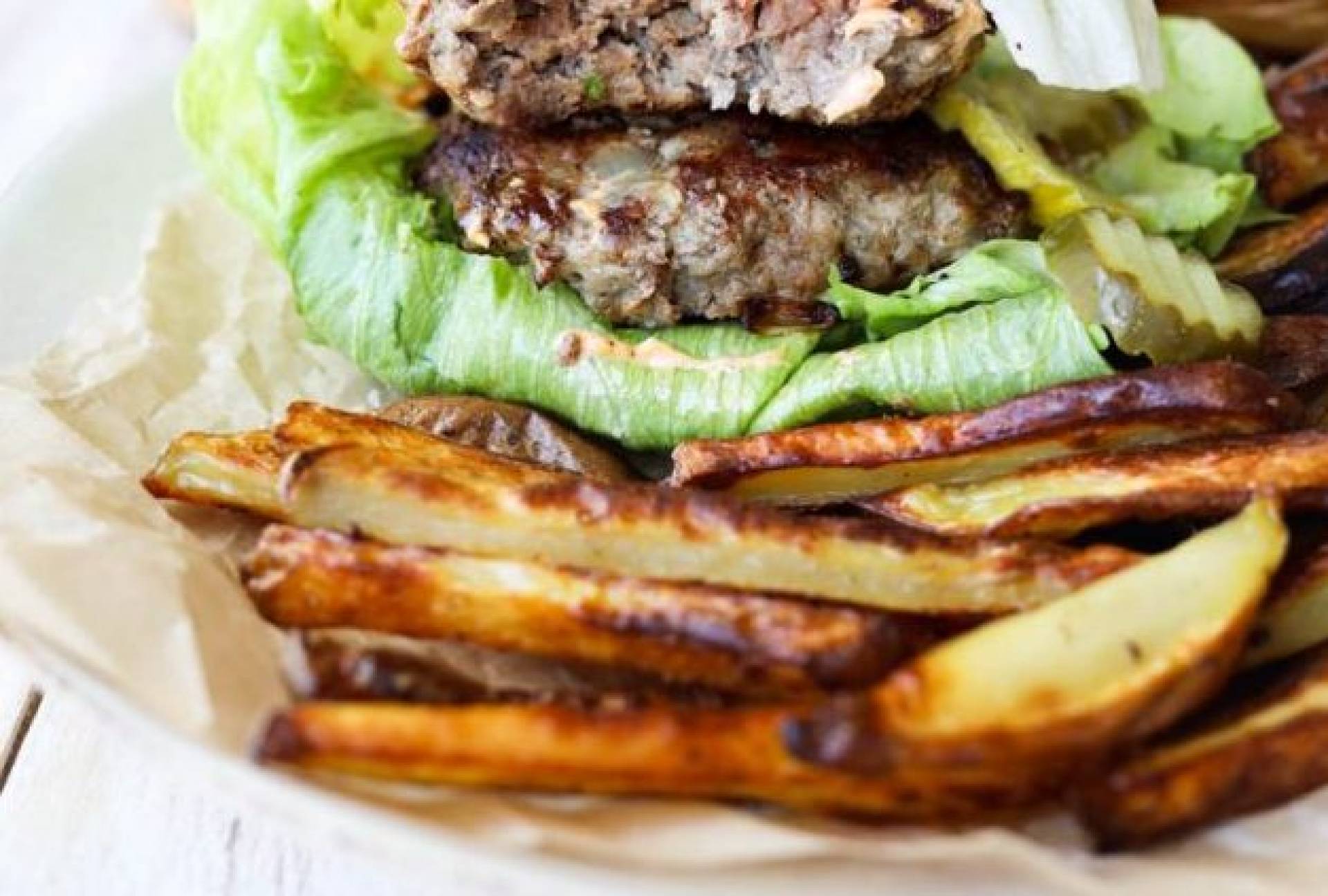 Keto Cheeseburger with Rutabaga Fries