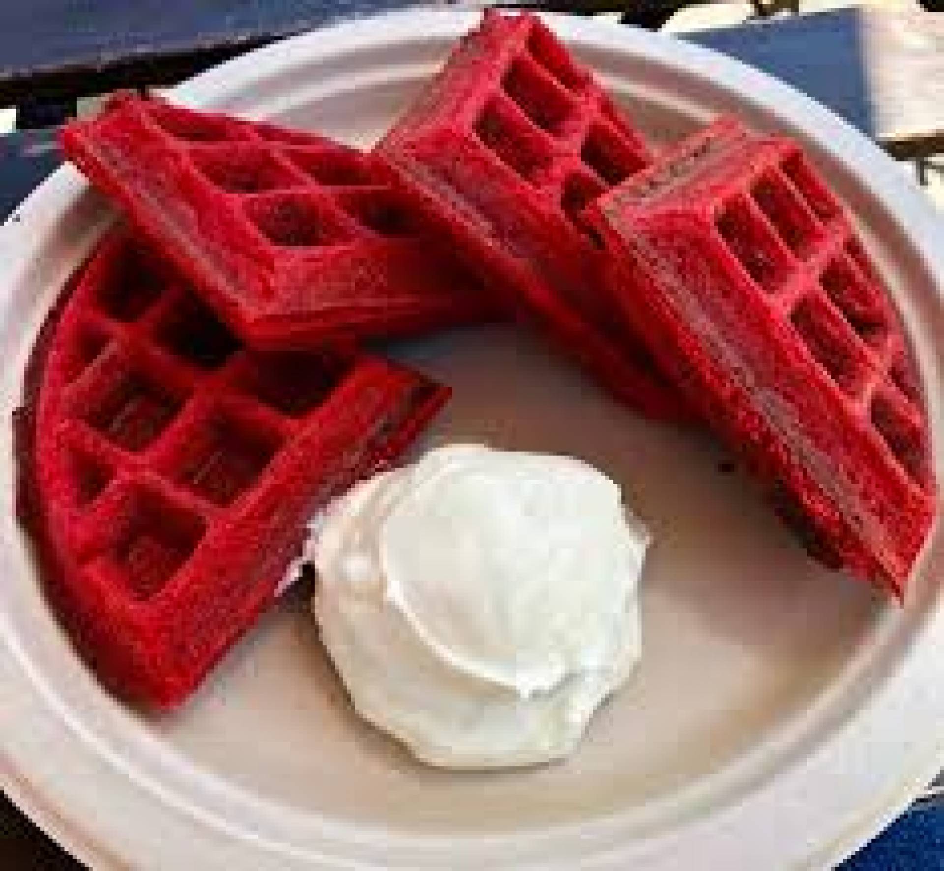 Keto Red Velvet Waffles