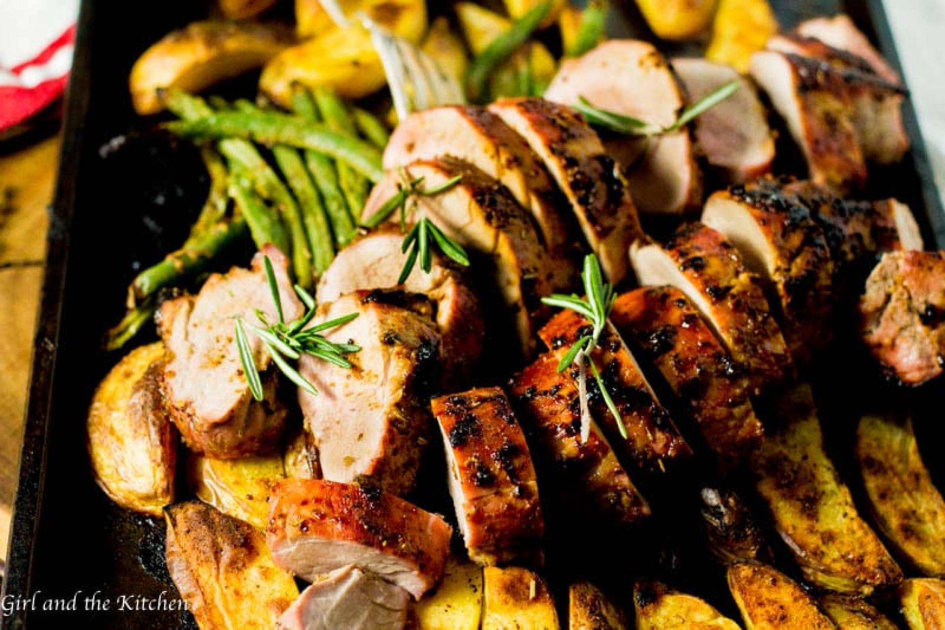 Pork Tenderloin with Baby Potatoes and Green Beans  (ATHLETE)