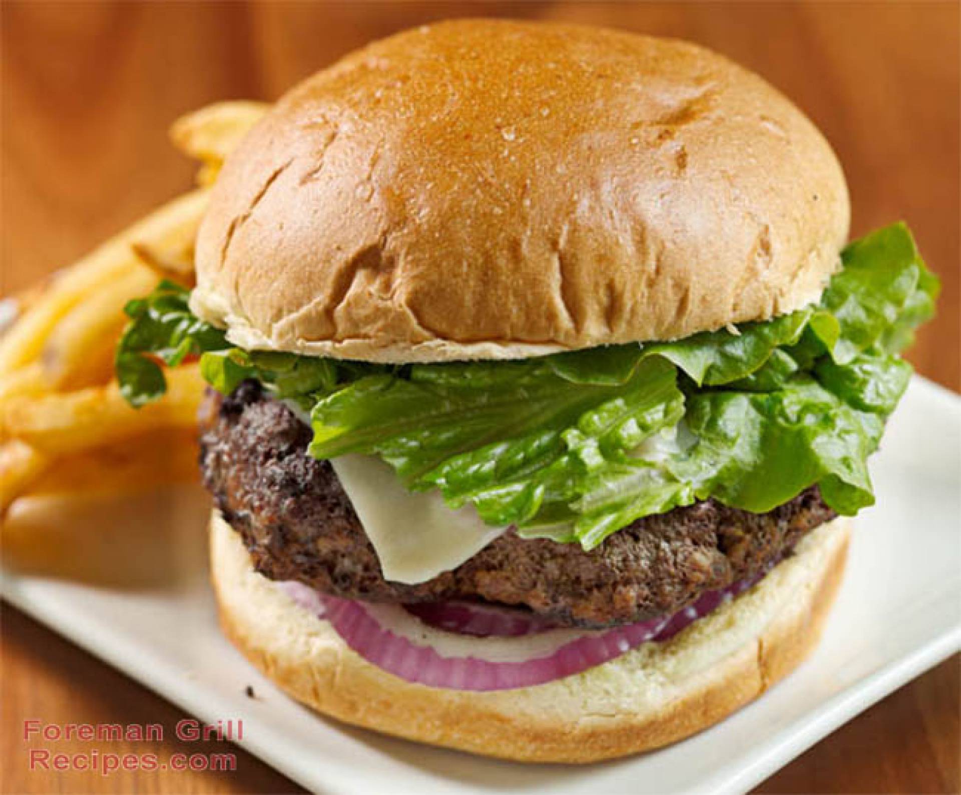 Cheeseburger with Baked Fries (PRO)