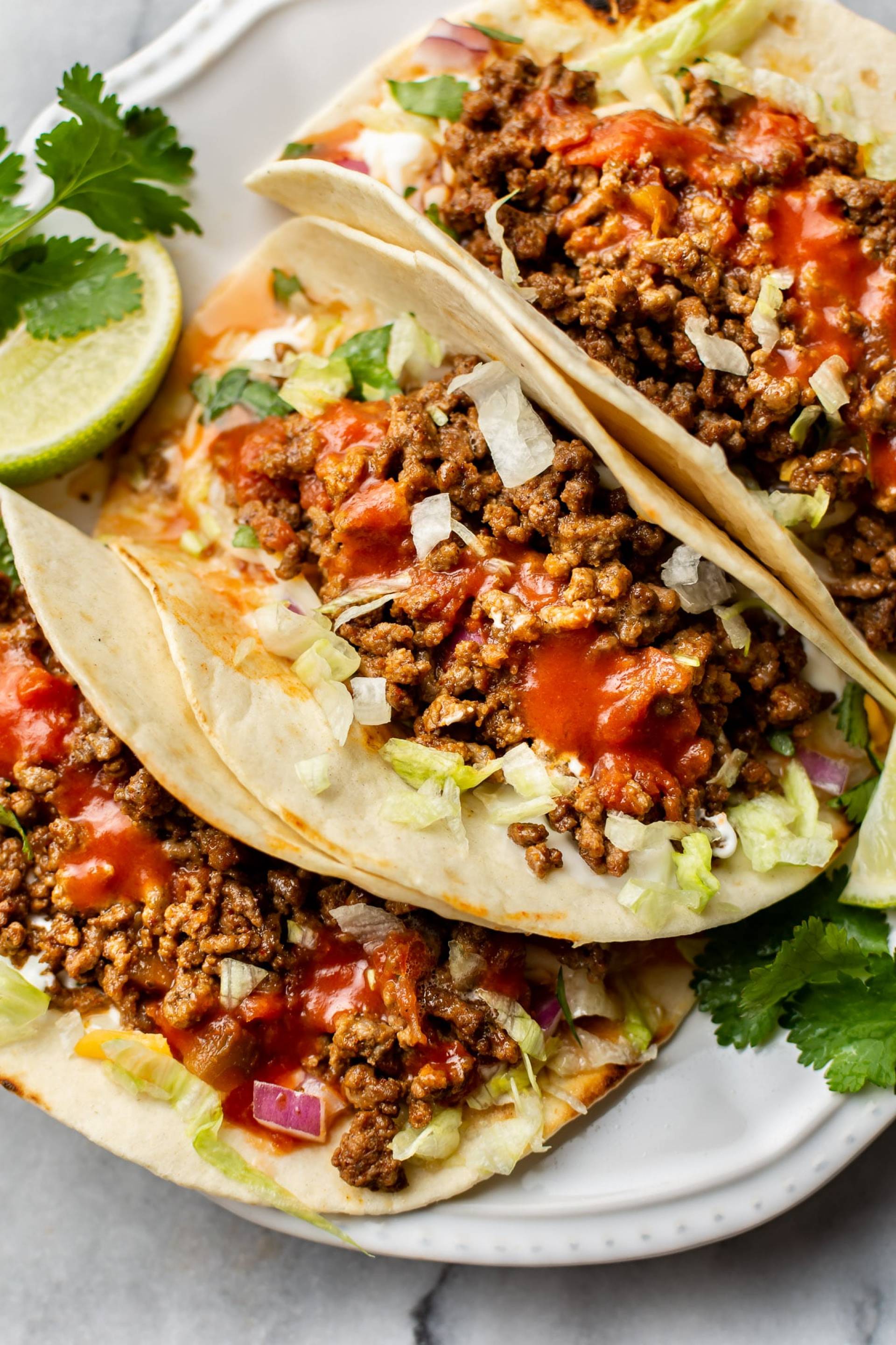 Keto Ground Turkey Tacos with Cauliflower Rice