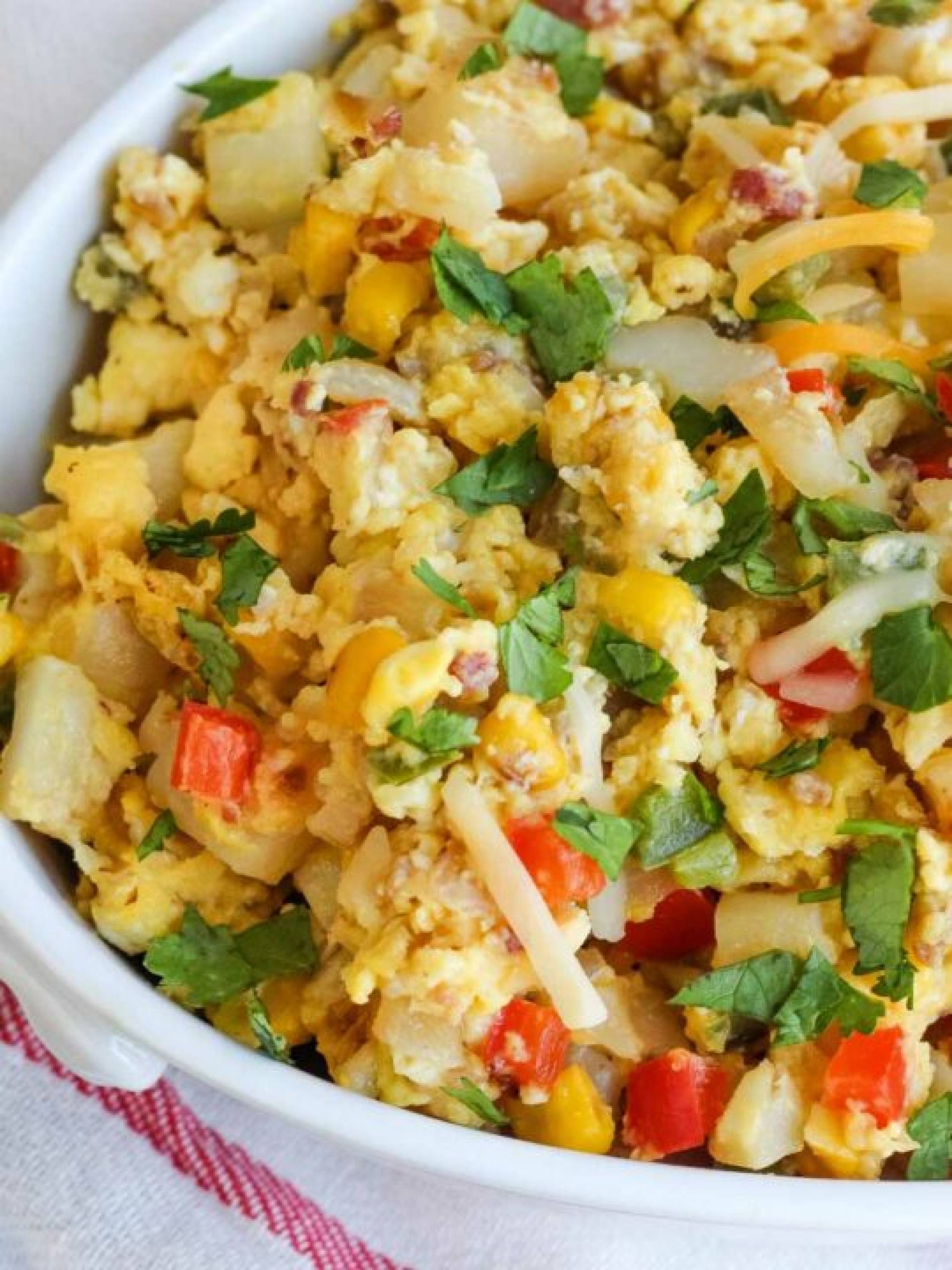 Egg, Potato, and Spinach Scramble (ATHLETE)