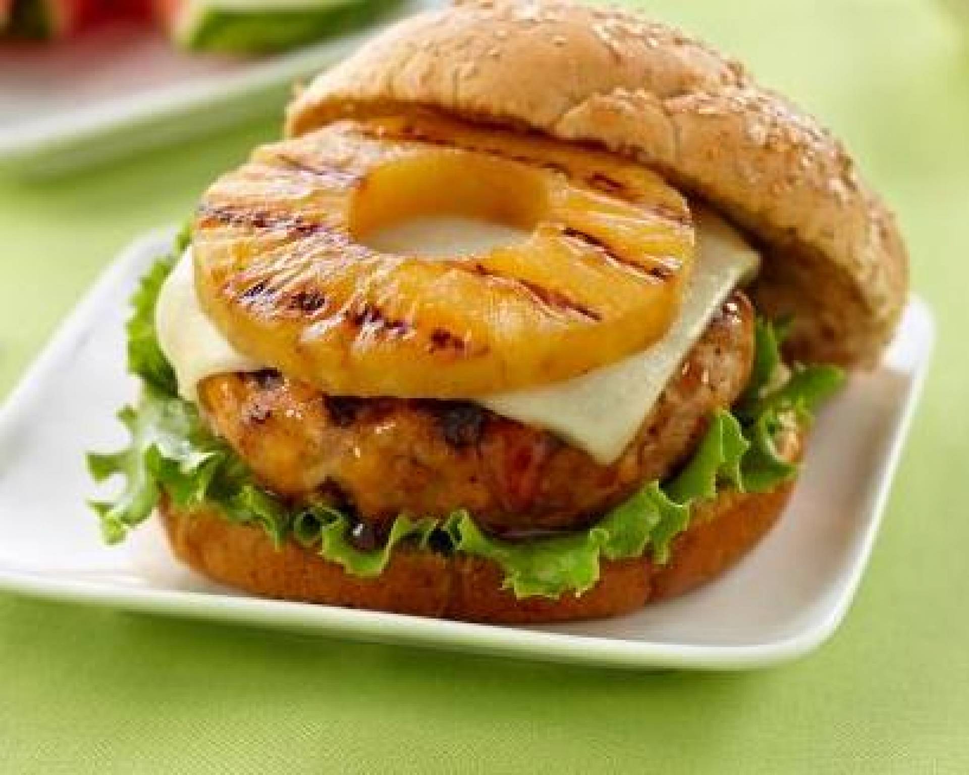 Teriyaki Turkey Burger with Baked Fries (PRO)