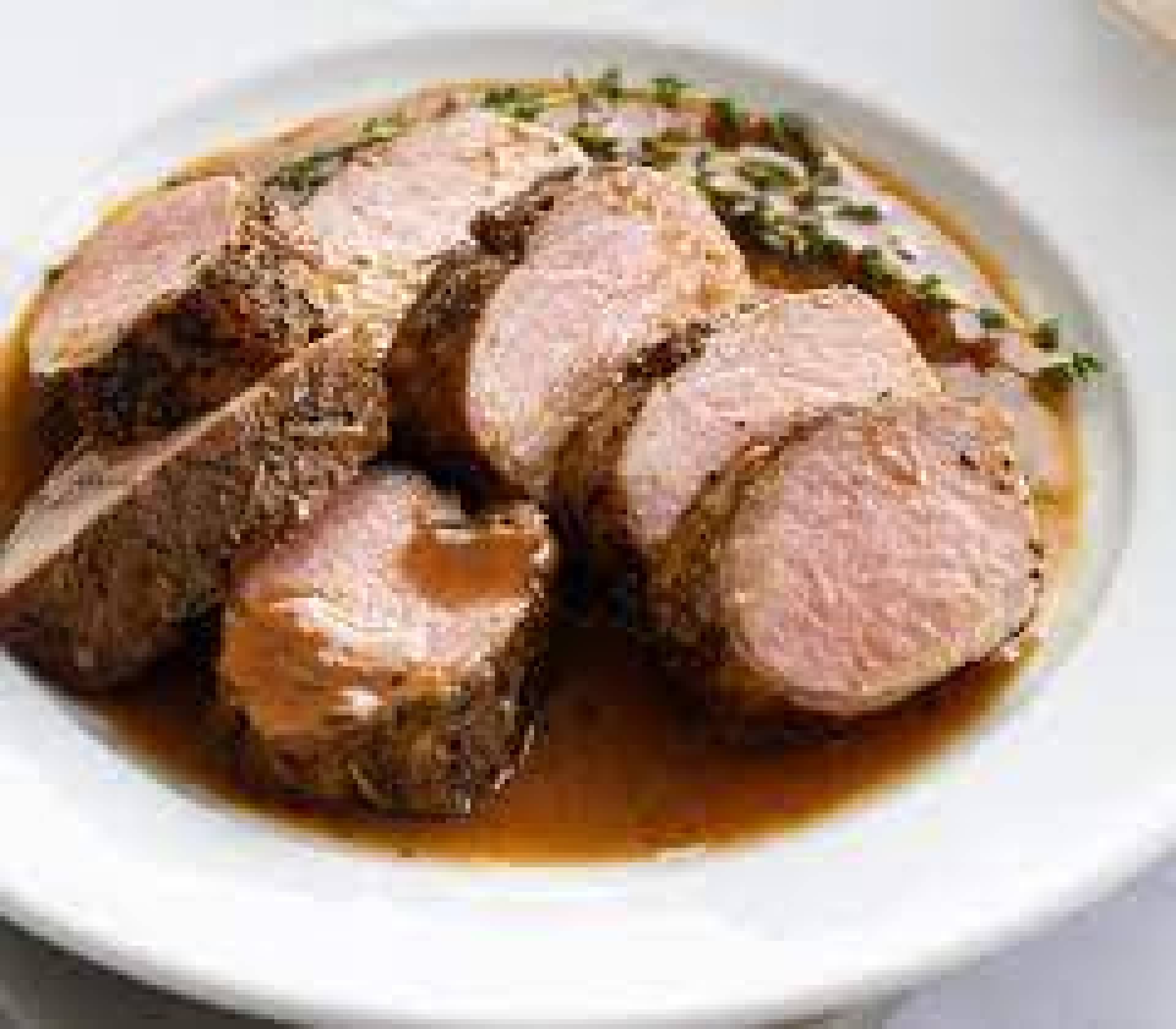 Maple Dijon Glazed Pork Tenderloin with Baby Potatoes, and Asparagus (ATHLETE)