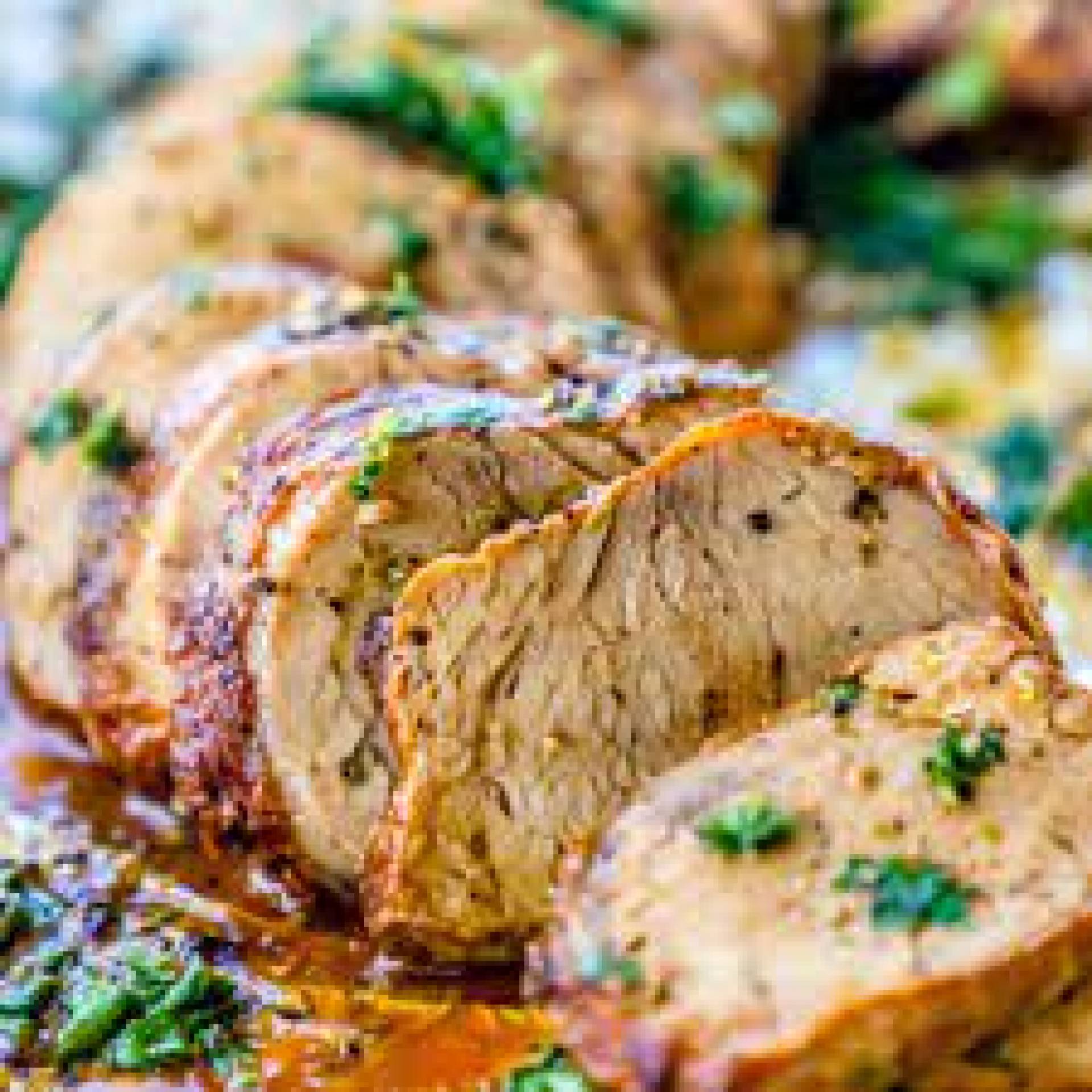 Italian Marinated Pork Tenderloin with Baby Potatoes and Asparagus (ATHLETE)