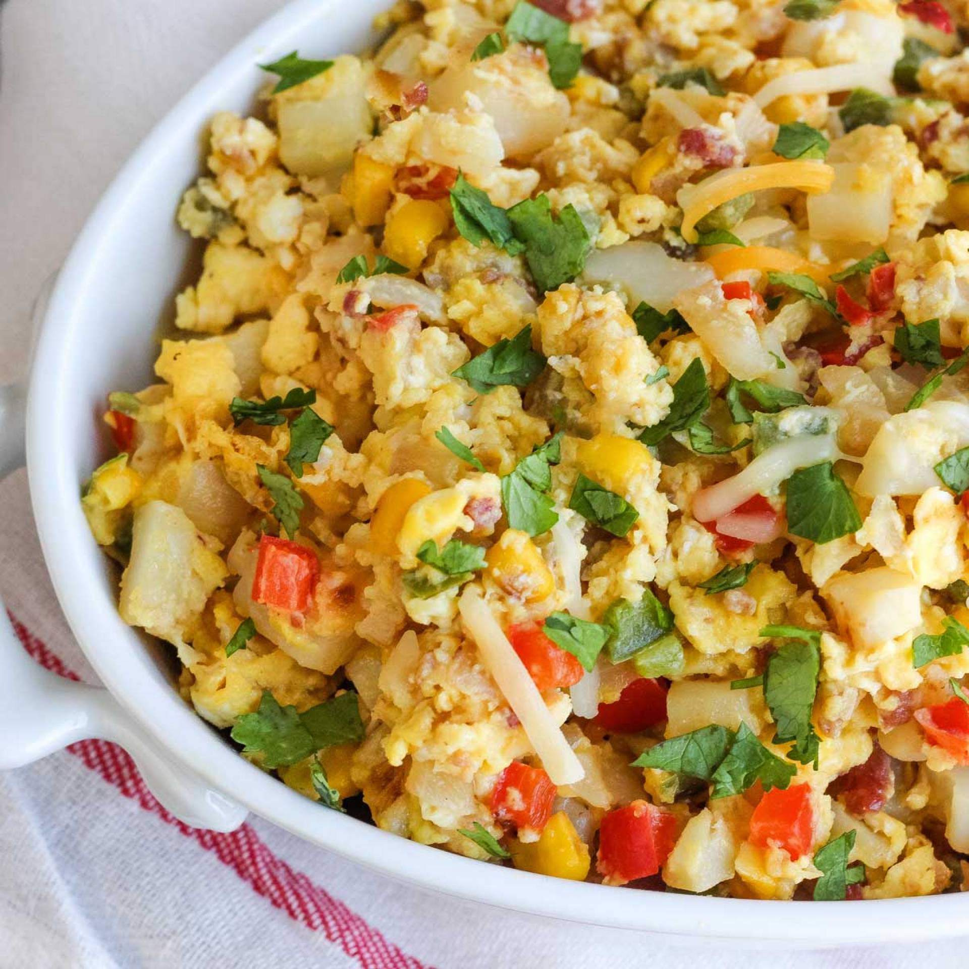 Vegan Southwest Breakfast Scramble