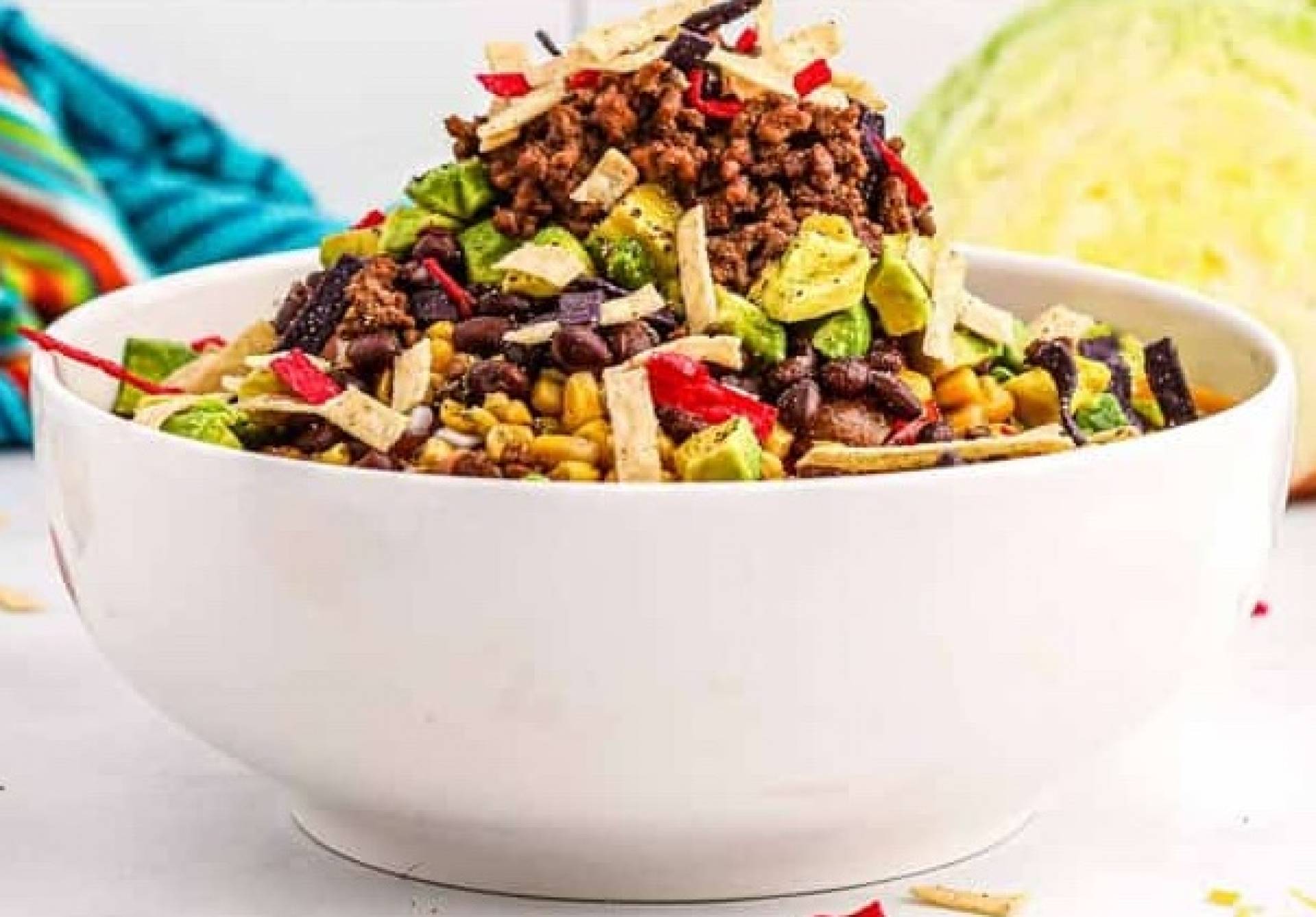 Keto Ground Turkey Salad Bowl