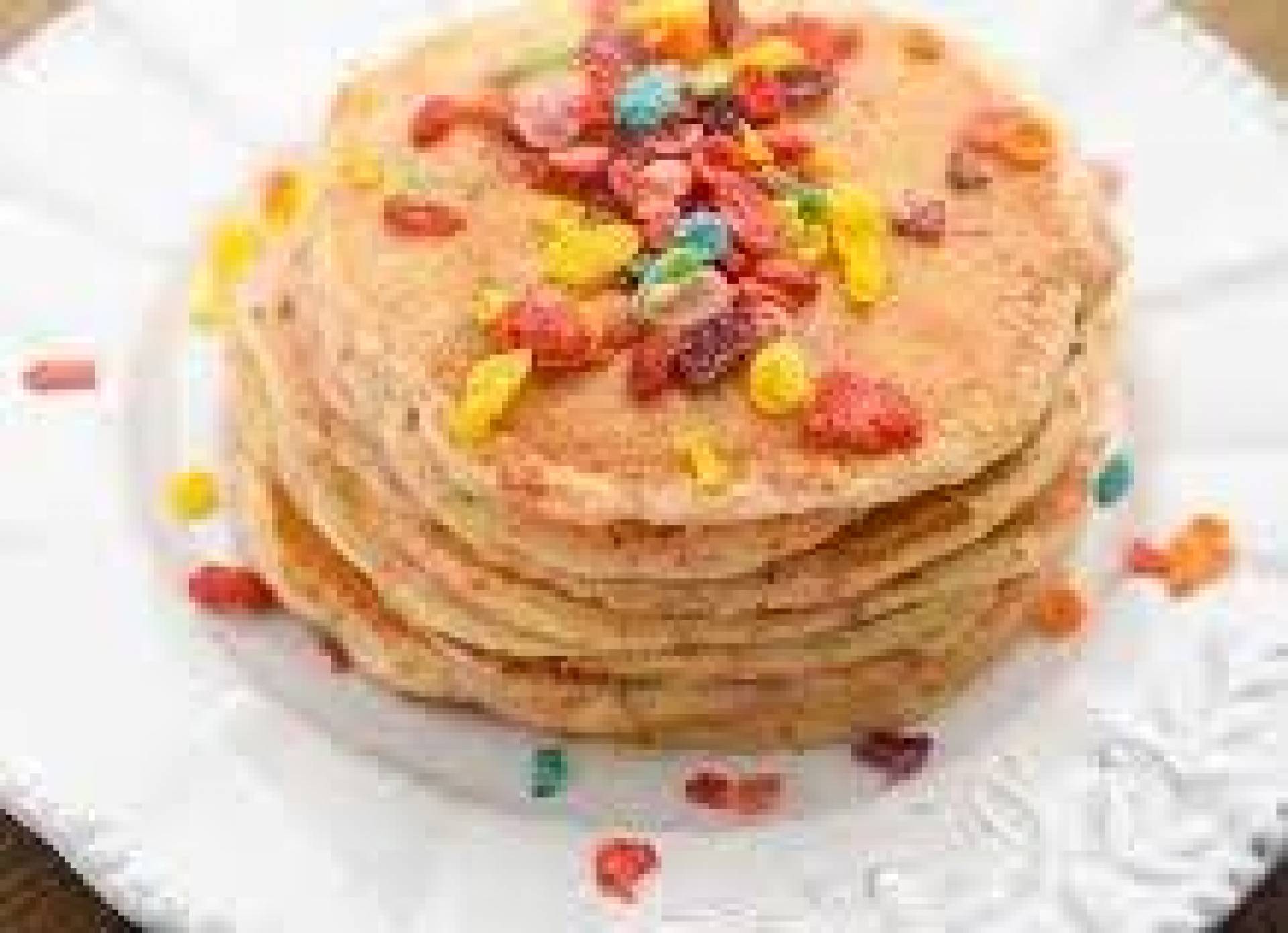Fruity Pebbles Protein Pancakes (PRO)
