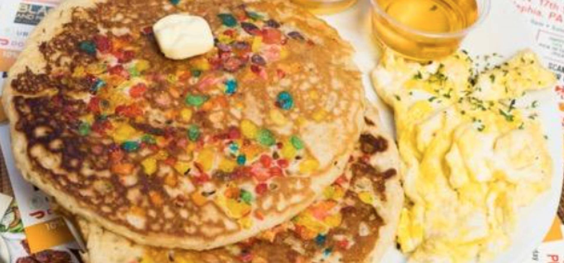 Fruity Pebbles Protein Pancakes (PRO)