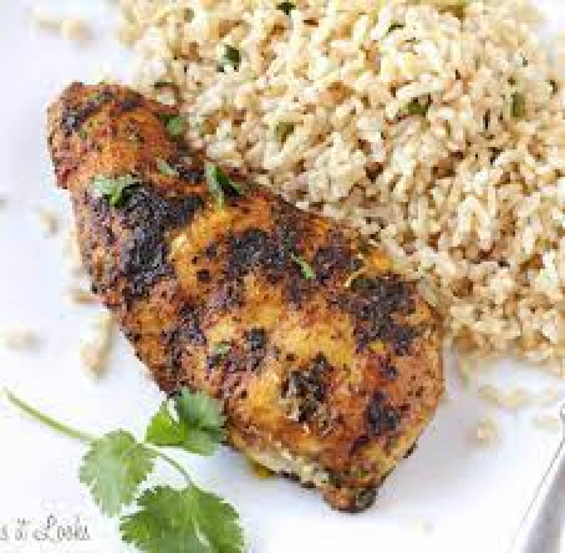 Jerk Chicken with Brown Rice and Broccoli (ATHLETE)