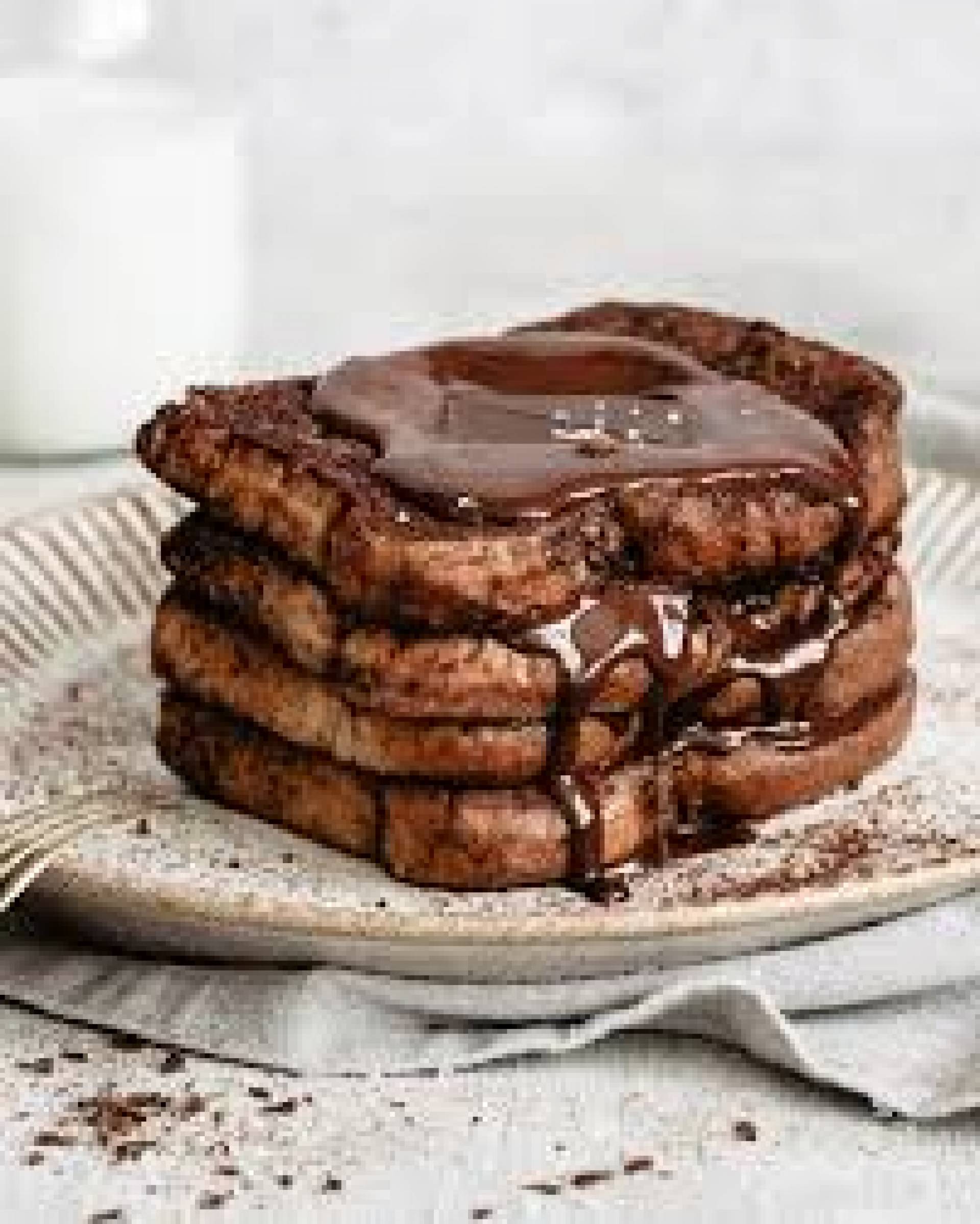 Cocoa Pebbles  French Toast, Eggs, with Turkey Sausage (PRO)