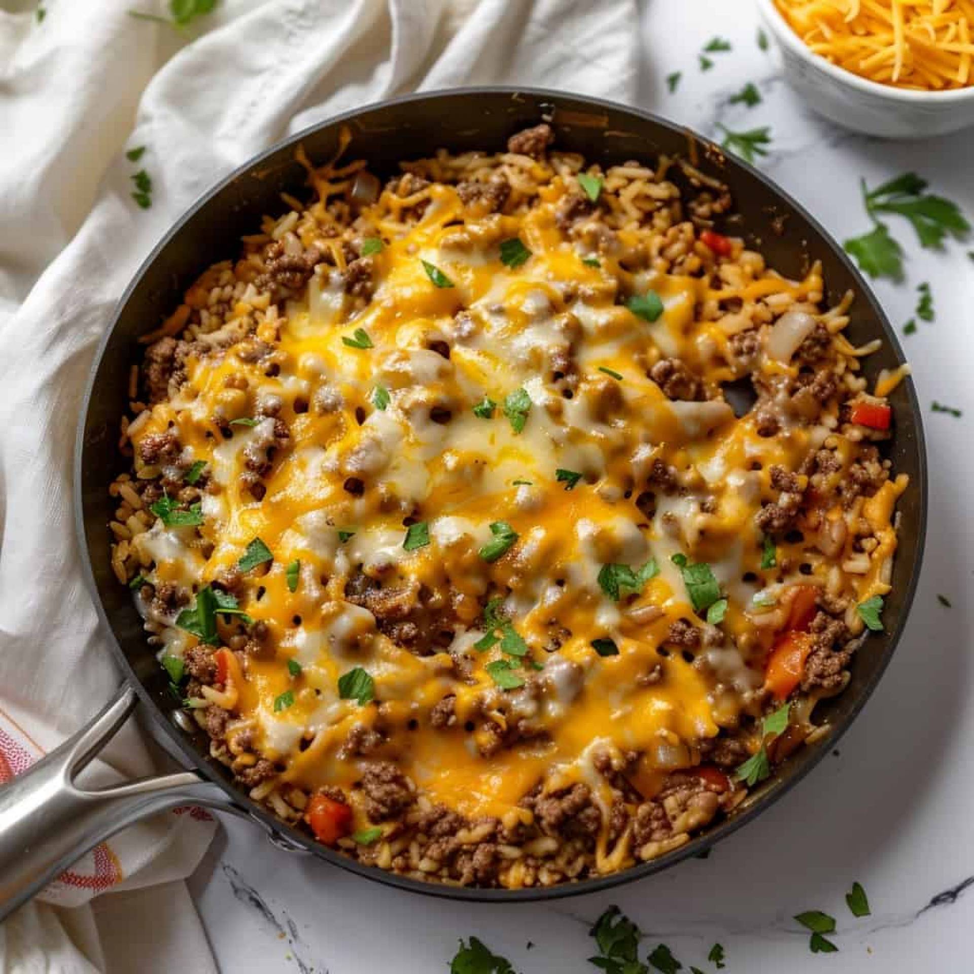 Keto Tex Mex Ground Beef Bowl