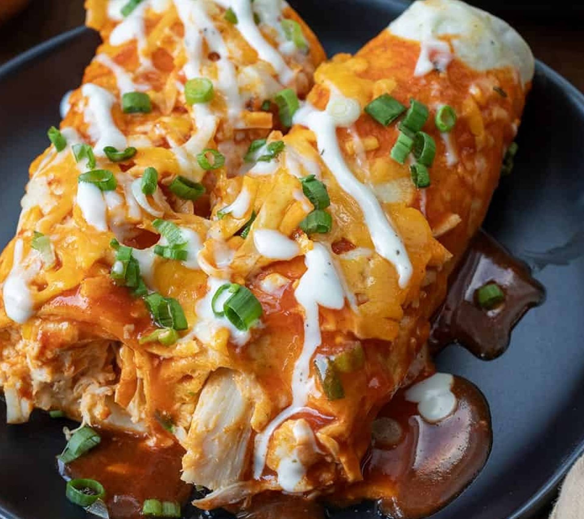 Keto Buffalo Chicken Enchilada