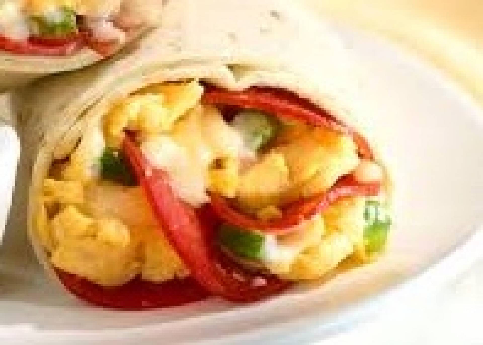 Keto Pizza Breakfast Burrito