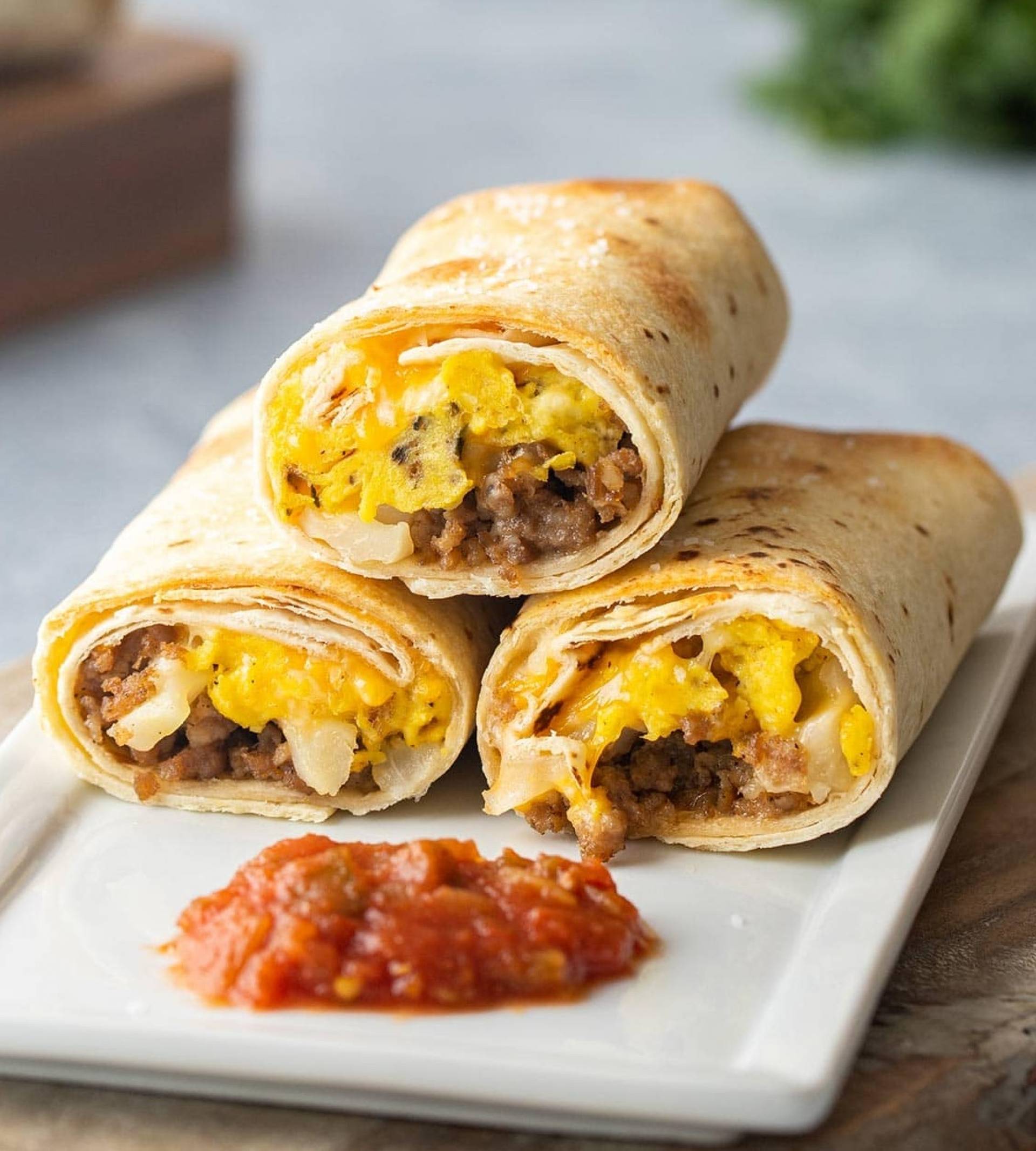 Keto Egg and Steak Burrito