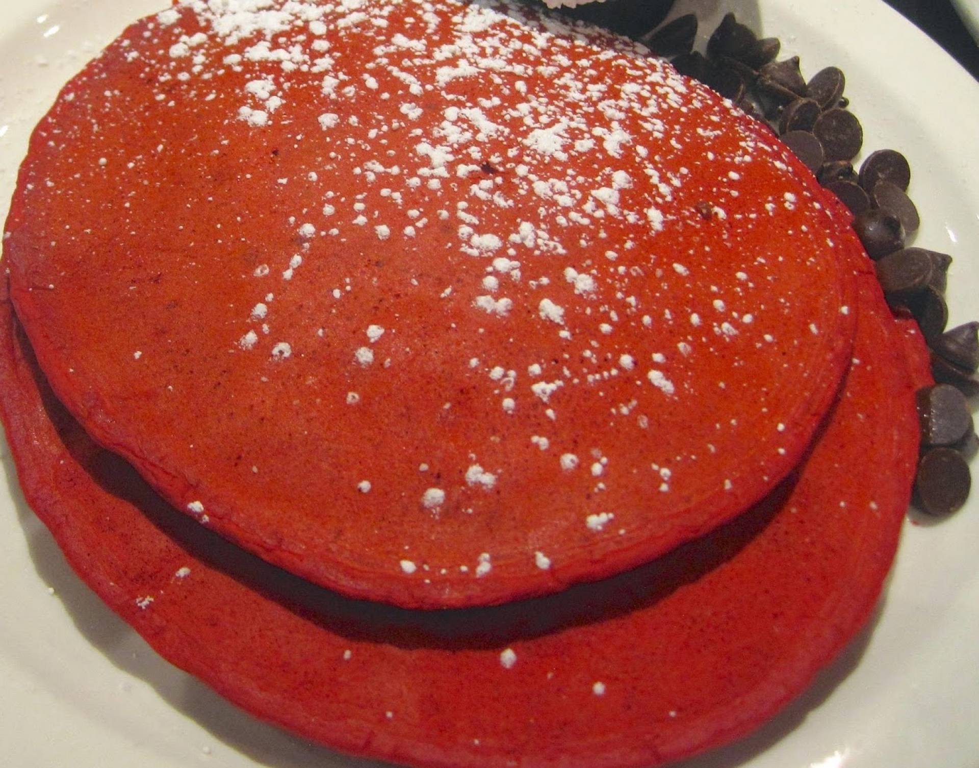 Vegan Red Velvet Pancakes