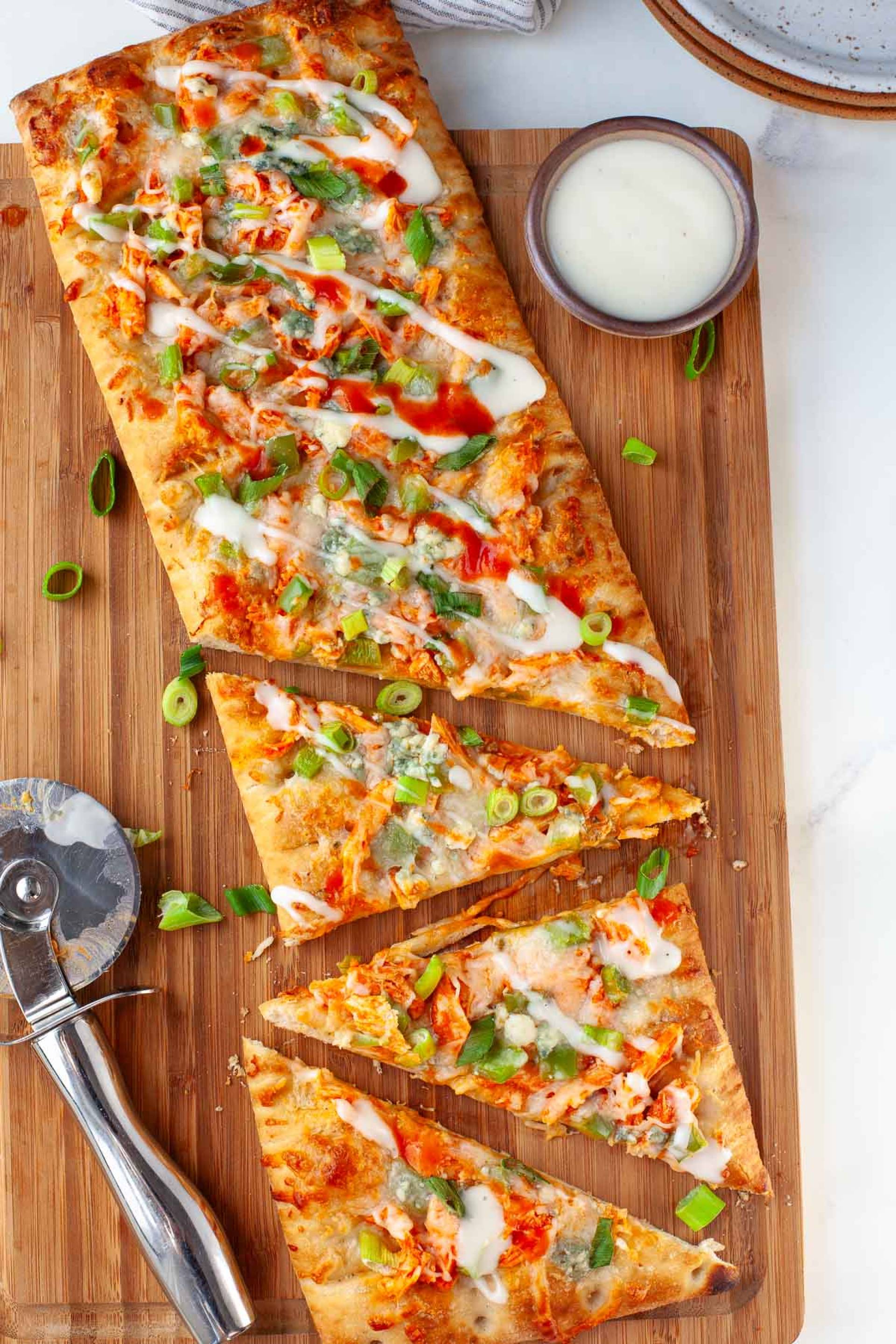 Buffalo Chicken Flatbread