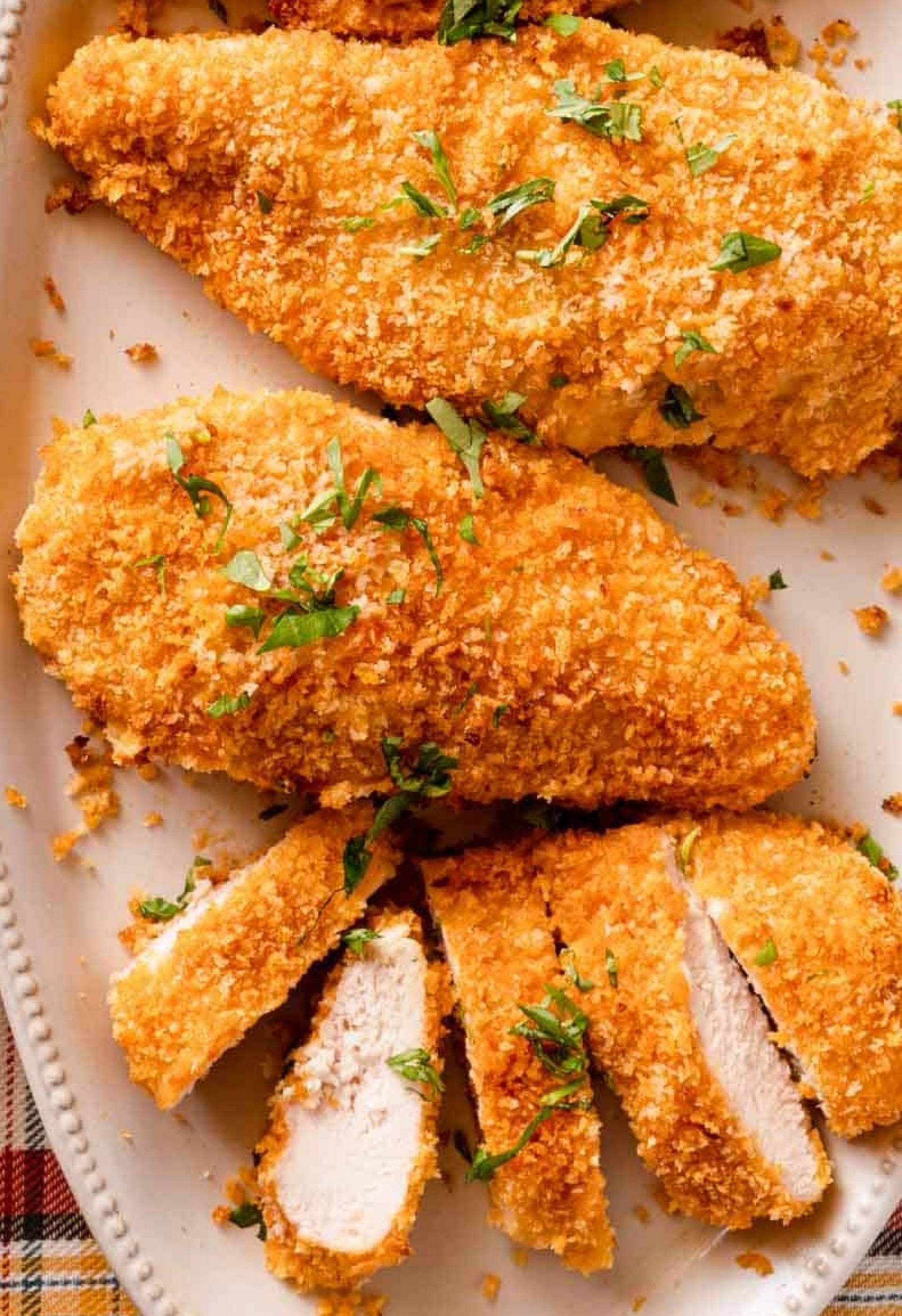 Crispy Onion and Cheddar Chicken, Baby Potatoes, Broccoli (PRO)