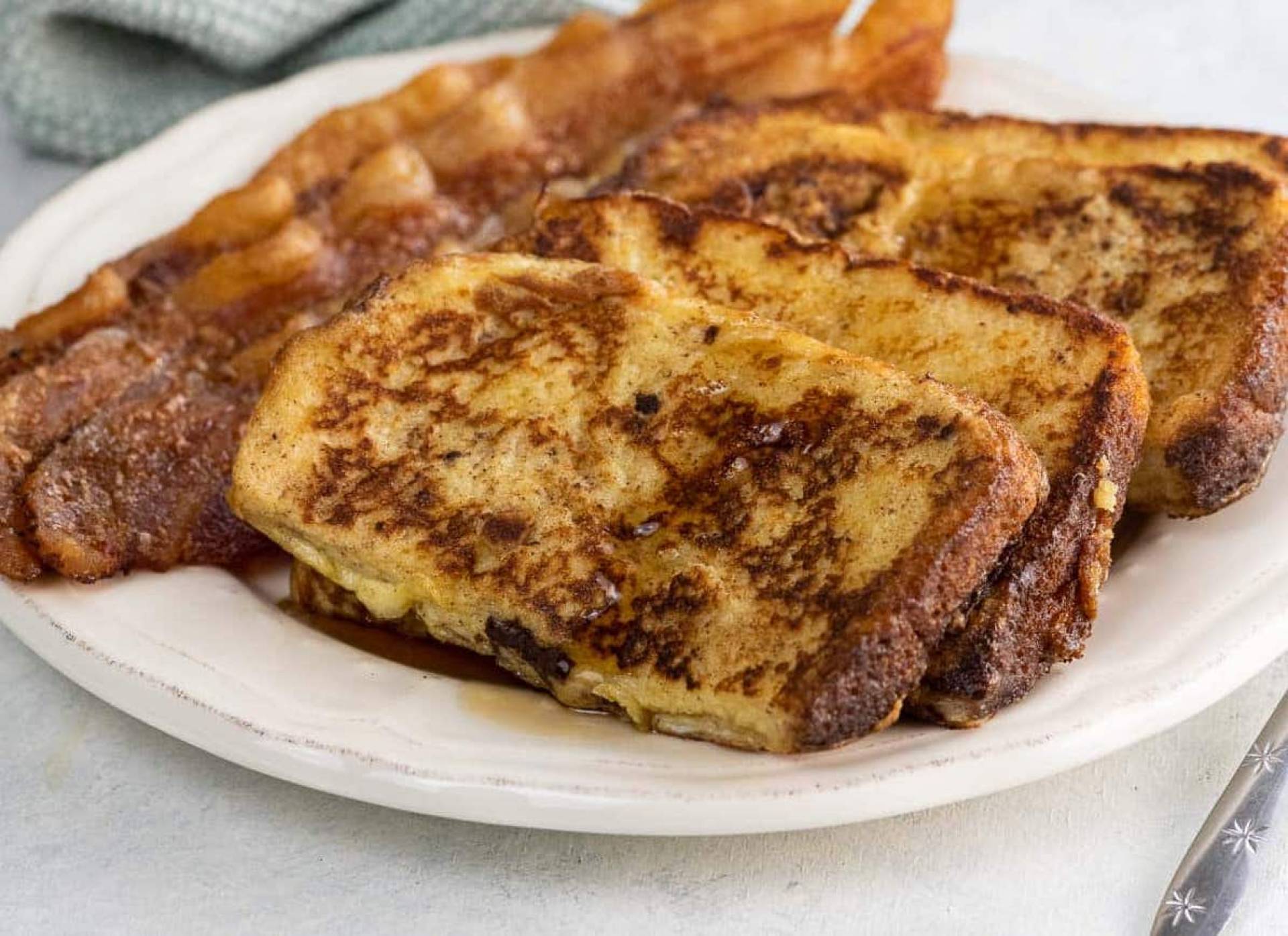 Cinnamon Sugar French Toast with Turkey Bacon(ATHLETE)