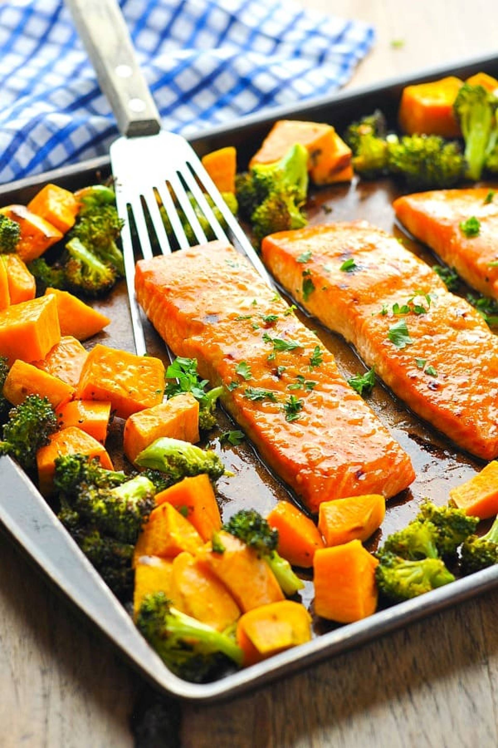 Salmon with Sweet Potatoes and Broccoli (ATHLETE)