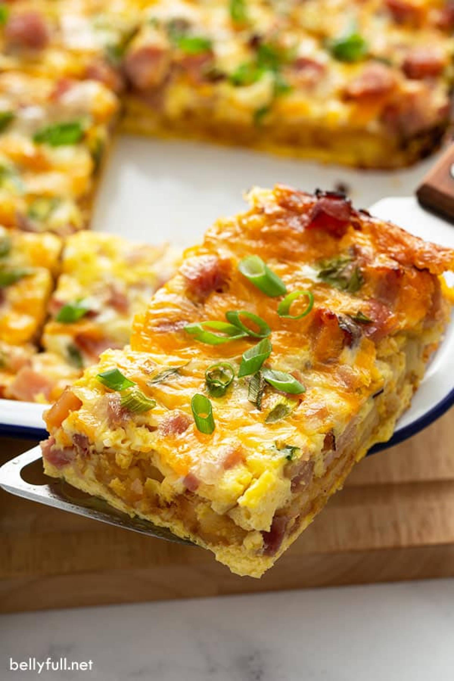 Keto Egg and Ham Casserole